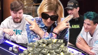 I Played A $1 Million Poker Tournament Ft. MrBeast, Ludwig, Ninja, Hellmuth, Botez, Keating