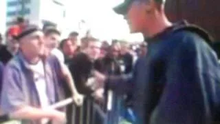 john cena rap battles a fan very awsome