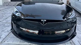 Brand New Tesla X Plaid. Scratches on Driver Side Door. Part 1
