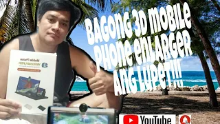 Product review ng bagong 3d mobile phone enlarger| very effective for large viewing👍👌|Bosx-jhie TV