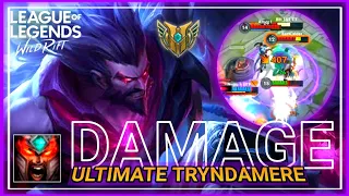 ULTIMATE DAMAGE OF BARBARIAN KING TRYNDAMERE BARON LANE GAMEPLAY || Brutal WR