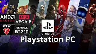 Playstation PC Games On GT 710 | VEGA 8 | Ryzen 3 3200G | I3 3220 | 16GB Ram | 4GB Ram