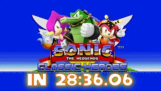 [TAS] Sonic Classic Heroes as Team Chaotix speedrun in 28:36.06 WR