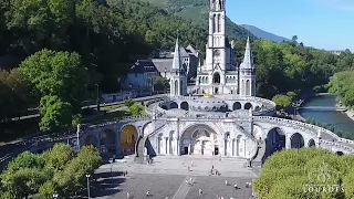 Seen from the sky : Lourdes. A stunning video !