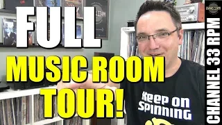 2017 music room tour and setup | Vinyl Community