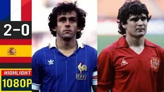 France 2 x 0 Spain (Platini, Camacho)  ●1984 UEFA Euro Final Extended Goal & Highlights HD 1080