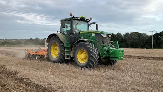 2023 cultivating on the John Deere 6215r