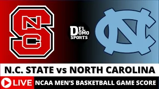 NC STATE VS NORTH CAROLINA LIVE - NCAAM Basketball Game Score MAR 02, 2024