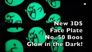 New Nintendo 3DS Cover Plate - Boos (Ghosts) - Glow in the Dark!