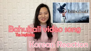 Bahubali video song reaction by Korean | Khoya hain