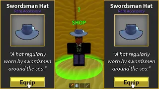 How To Get Swordsman Hat in Blox Fruits | Swordsman Hat