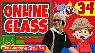 Online Class #34 for Kids ♫ Baby Shark Circus ♫ Brain Breaks ♫ Kids Songs by The Learning Station