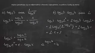 2.116 Wykaż (powołując się na odpowiednie własności logarytmów), że podane liczby są równe log5 3