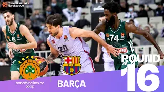 Barca survives a thrilling finale! | Round 16, Highlights | Turkish Airlines EuroLeague