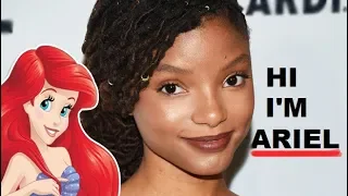 Halle Bailey being Ariel for 3 minutes straight