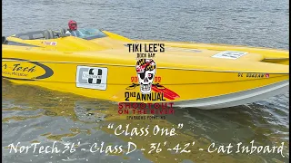 NorTech 36 "Class One" - 2022 Tiki Lee's 2nd Annual Shootout on the River - Dockbars
