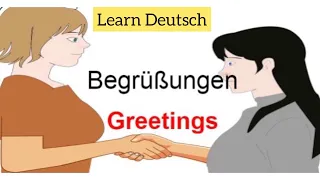 Learn German online | Begrüßungen | Greetings | Level A1