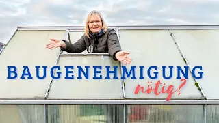 Wann brauche ich keine Baugenehmigung für Wintergarten, Gartenhaus und Gewächshaus?