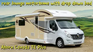 Motorhome with rear lounge and drop down beds : Ahorn Canada TE Plus