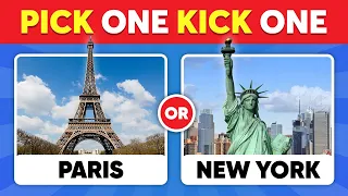 Pick One Kick One | Travel Edition ✈️ 🗺️ | Travel Quiz