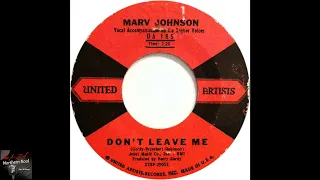 Marv Johnson - Don_t Leave Me - (1959)