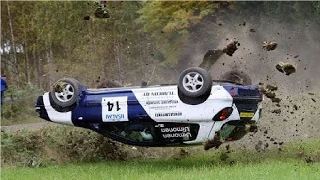 Аварии на ралли в Финляндии #4 (Подборка аварий на раллийных авто гонках)