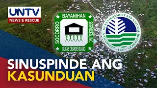 Kasunduan ng DENR sa SBSI ni ‘Senior Agila’ ukol sa protected area management sa Surigao, sinuspinde