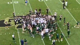 Pregame brawl between Colorado and Colorado State.