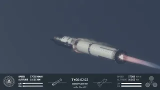 Starship OFT-2 CGI