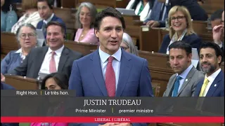 PM accidentally calls Speaker 'Mr. Trudeau'