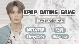 KPOP DATING GAME // boyfriend edition (nct - skz - enhypen - txt) #kpopdatinggame