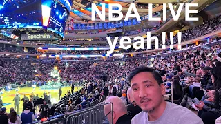 My first NBA game LIVE!!!!!  KNICKS VS CLIPPERS  NYC