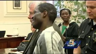 Convicted killer laughs as victim's sister addresses court at sentencing