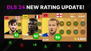 NEW RATING UPGRADES & DOWNGRADES IN DREAM LEAGUE SOCCER 2024! 😱🔥