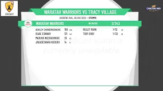 D&DCC - Carlton Mid Premier Grade - Round 13 - Waratah Warriors Warriors v Tracy Village - Day 1