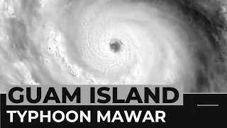 Guam emerges to find ‘major mess’ from Typhoon Mawar