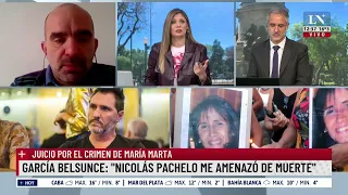 García Belsunce: "Nicolás Pachelo me amenazó de muerte". Juicio por el crimen de María Marta