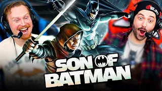 SON OF BATMAN (2014) MOVIE REACTION! First Time Watching! DC Animated | Damien Wayne