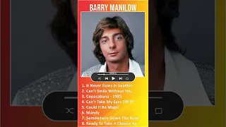 Barry Manilow MIX Best Songs #shorts ~ 1960s Music So Far ~ Top Pop, Adult Contemporary, Rock, C