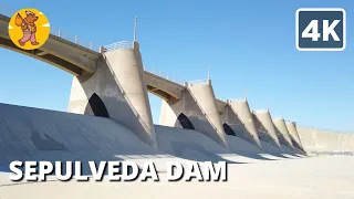 Sepulveda Dam Van Nuys Walking Tour | 4k Ultra HD | 🔊 Binaural Sound