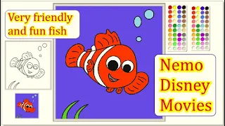 NEMO Coloring | Finding Nemo | Disney Movies