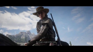 Sadie and John meet in Valentine (Red Dead Redemption 2)