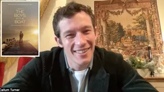 Callum Turner Interview! THE BOYS IN THE BOAT - Callum talks George Clooney & Harry Potter fandom!