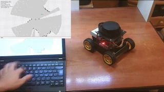 Automated control system for mobile robot with usage of LIDAR technology