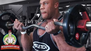 Phil Heath's EZ Bar Bicep Curl | Bicep Exercise #1