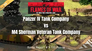 Flames of War Battle Report #9 Americans vs Germans 100 Points V4