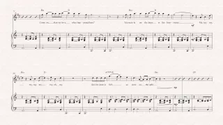 Clarinet  - Skinny Love - Bon Iver - Sheet Music, Chords, & Vocals