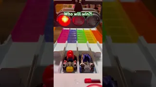 Hot Wheels Super Mario Kart Rainbow Road Race! SAGA Showdown Go Kart Mario vs Sonic! Who Will Win?!