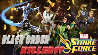 X-Factor ft Doctor Doom and Silver Surfer (Goodbye Black Order) New Meta  Marvel Strike Force