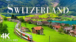 SWITZERLAND 4K • Nature Relaxation Film Winter to Spring • Relaxing Music | 4k Video Ultra HD